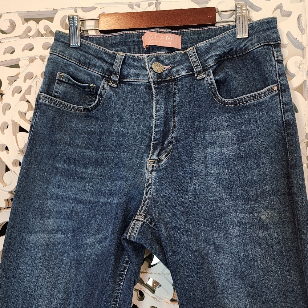 PARAMI JEANS LOOSE LEG HIGH WAIST AIR BLUE FROM TURKEY WOMENS SIZE  EU W:36 L:30 - Picture 8 of 14